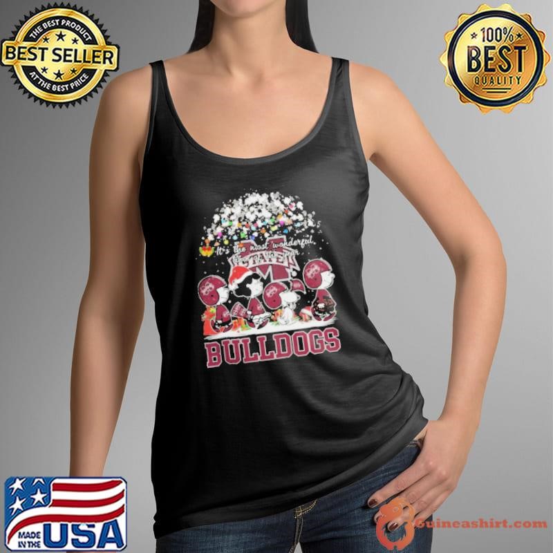 Peanuts Mississippi State Bulldogs It’s The Most Wonderful Time Of The Year Winter Shirt