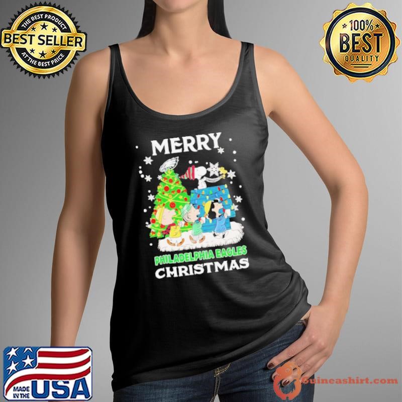 Peanuts Philadelphia Eagles Merry Christmas shirt
