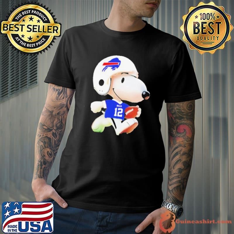 Peanuts Snoopy Josh Allen Buffalo Bills shirt