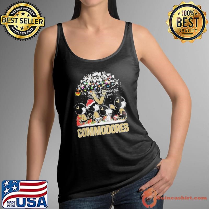 Peanuts Vanderbilt Commodores It’s The Most Wonderful Time Of The Year Winter Shirt