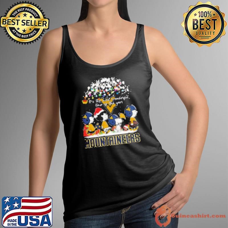 Peanuts West Virginia Mountaineers It’s The Most Wonderful Time Of The Year Winter Shirt