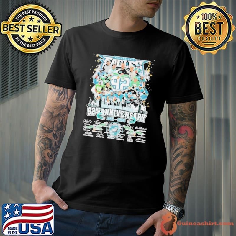Philadelphia Eagles 92nd Anniversary 1933 2025 Signatures shirt