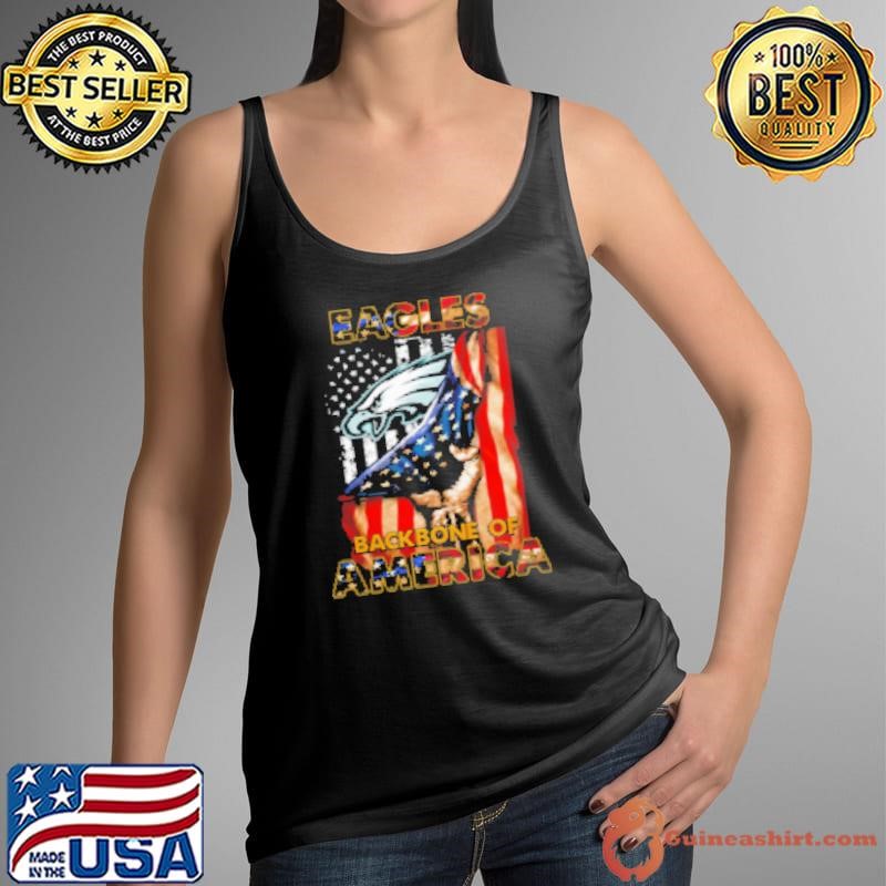 Philadelphia Eagles Backbone Of America NFL Football Tank Top