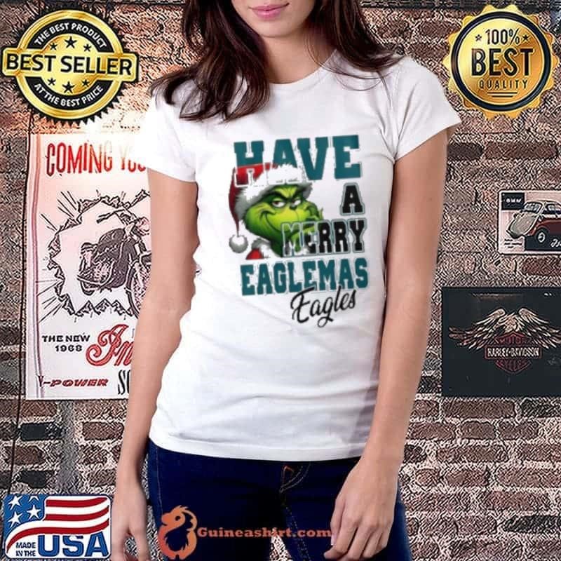 Philadelphia Eagles Have A Merry Eaglemas Eagles Grinch Christmas Ladiestee