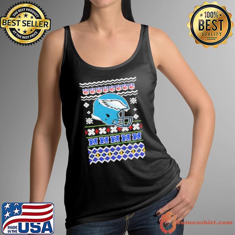 Philadelphia Eagles NFL football Christmas helmet shirt