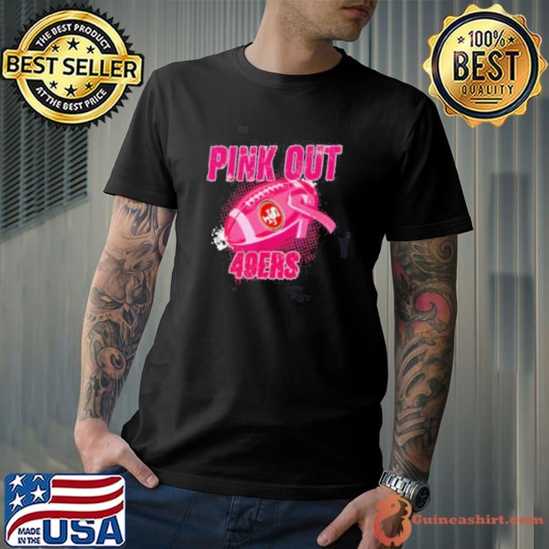 Pink out San Francisco 49ers breast cancer 2024 Unisex