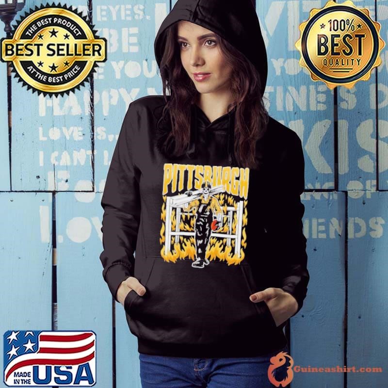 Pittsburg Steelers Football Skeleton Design Hoodie