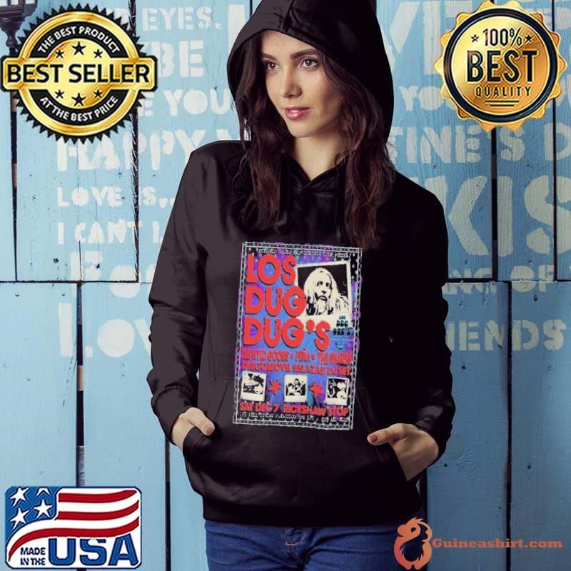 Poster Los Dug Dug’s Rickshaw Stop In San Francisco CA December 7 2024 Hoodie