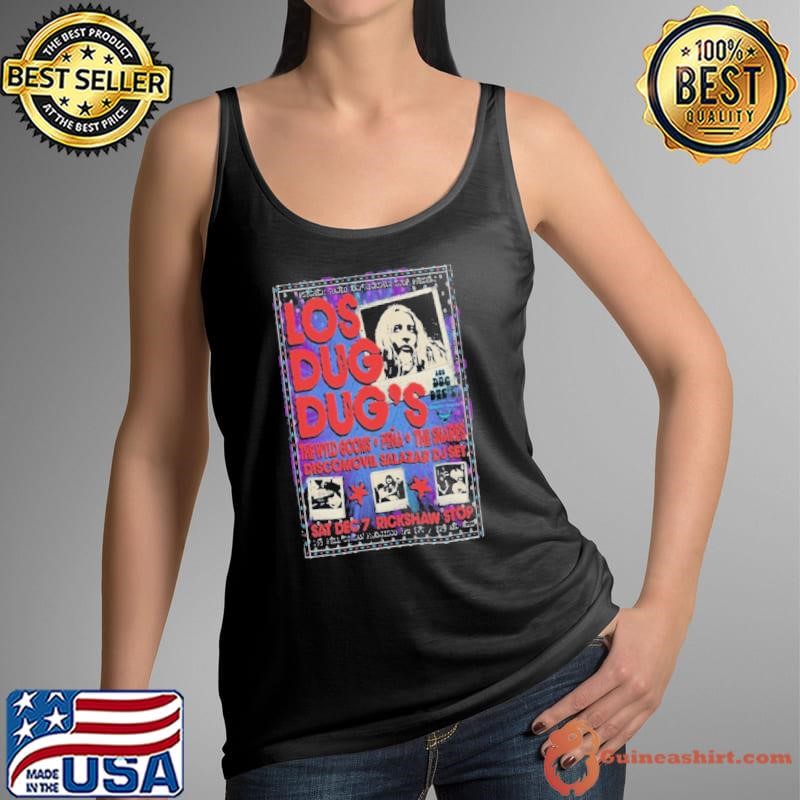Poster Los Dug Dug’s Rickshaw Stop In San Francisco CA December 7 2024 shirt