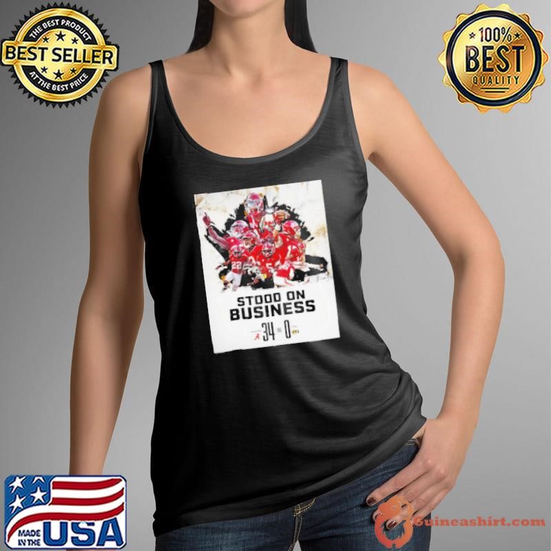 Premium Stood On Business Final Alabama Crimson Tide 34 – 0 Missouri Tigers Poster shirt