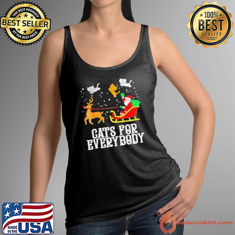Santa Claus cats for everybody Christmas shirt