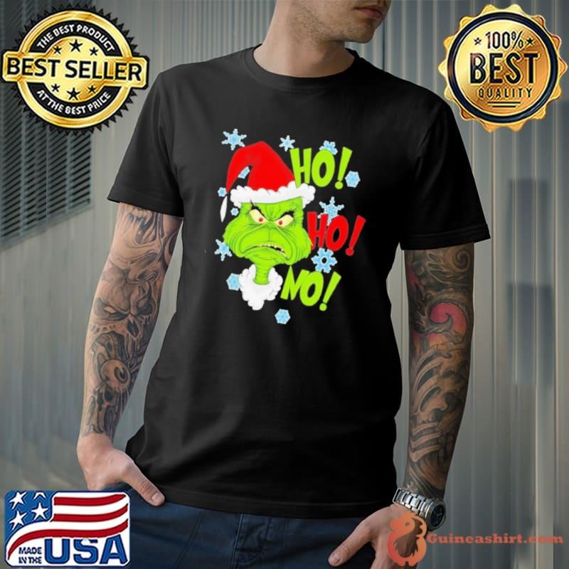 Santa Grinch Ho Ho Ho you’re a mean one Christmas shirt