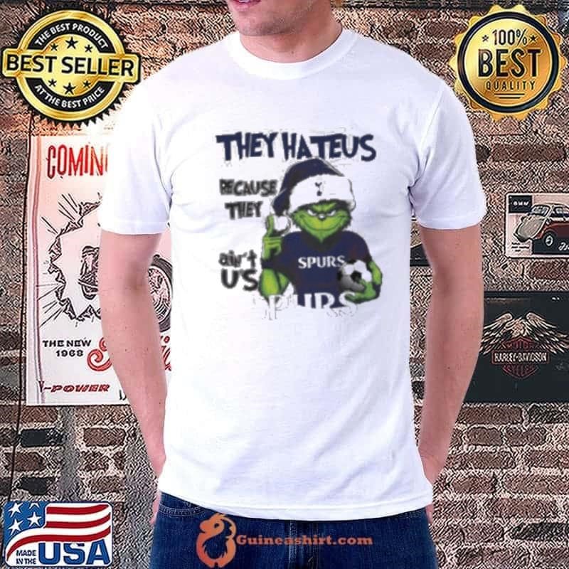 Santa Grinch They Hate Us Ain’t Us Tottenham Hotspur Merry Christmas shirt