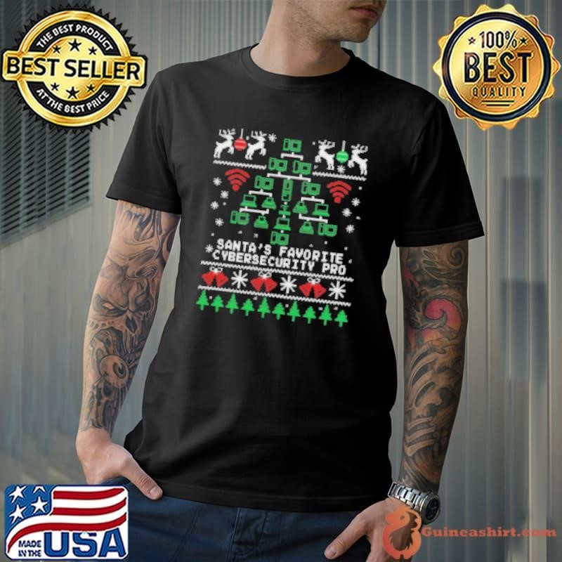 Santa's Favorite Cybersecurity Pro Ugly Christmas Unisex