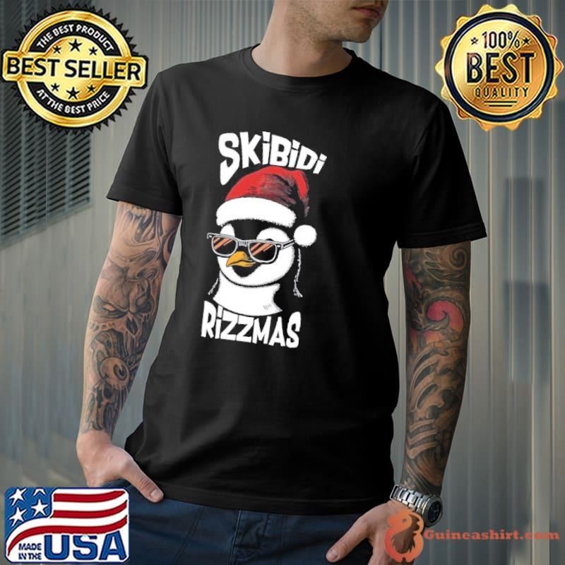 Skibidi Rizzmas Gen Alpha Slang Christmas Penguin Shirt