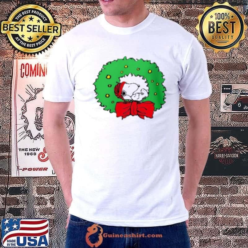 Snoopy Christmas wreath Shirt