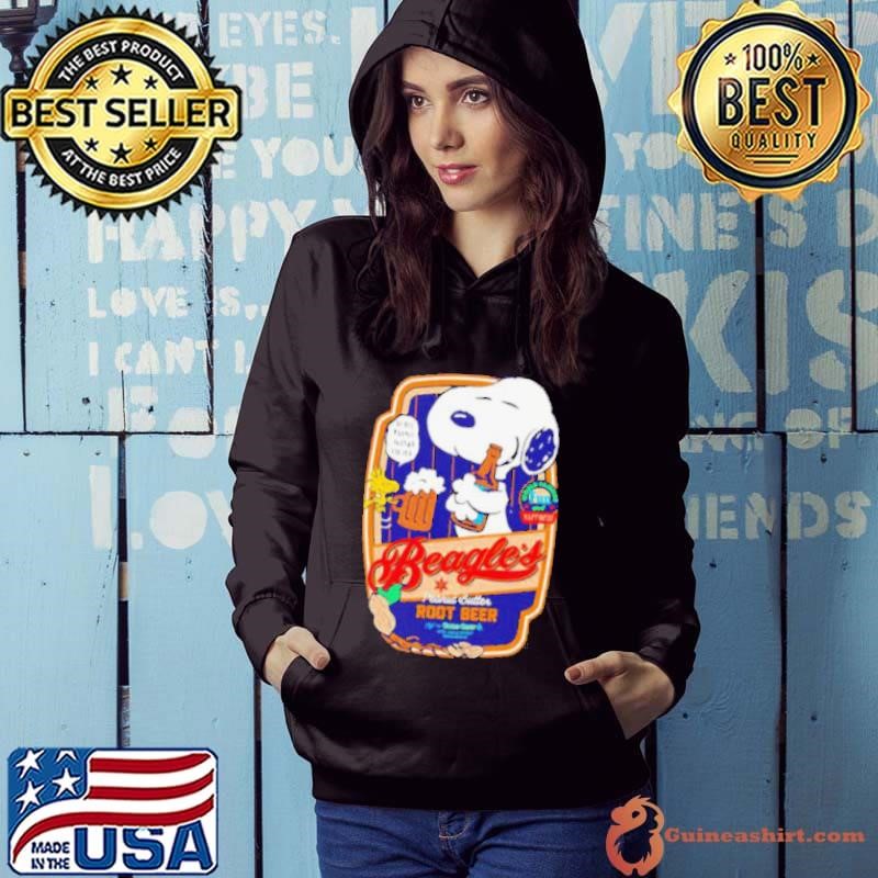 Snoopy and Woodstock Beagle’s Peanut Root Beer shirt