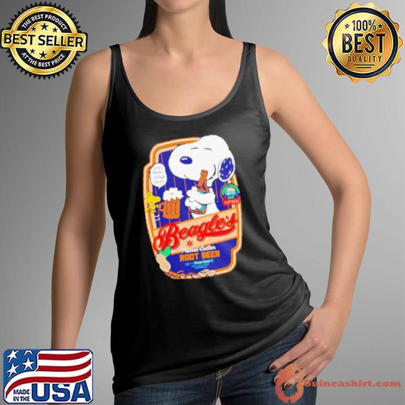 Snoopy and Woodstock Beagle’s Peanut Root Beer Tank Top