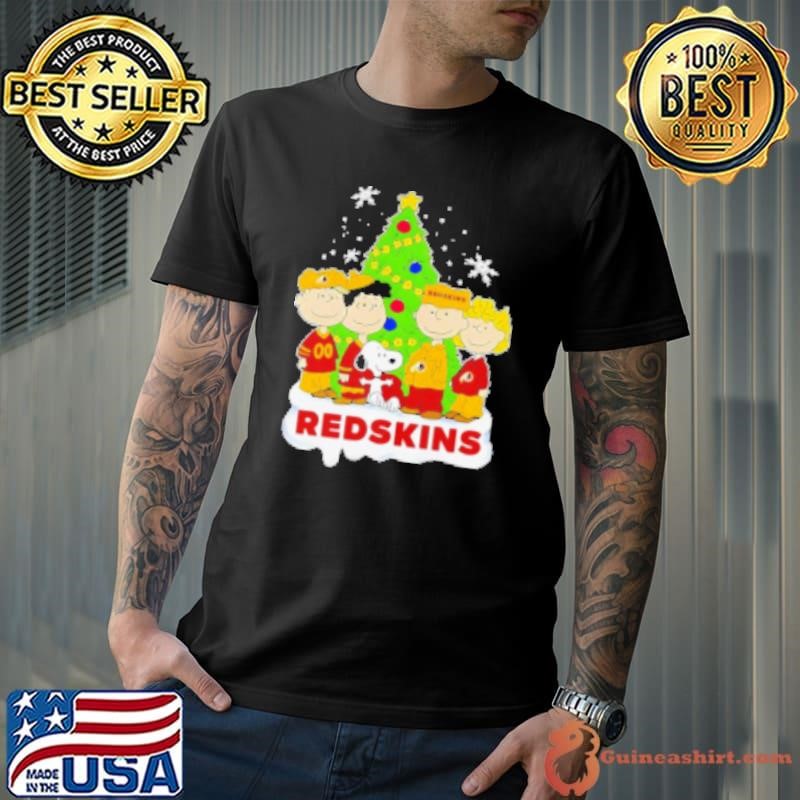 Snoopy friends Fan of Washington Redskins Merry Christmas Shirt