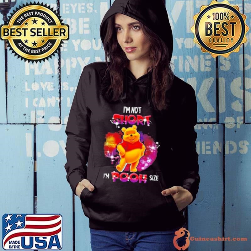 Sparkling Winnie the Pooh I'm Not Short I'm Pooh Size Shirt