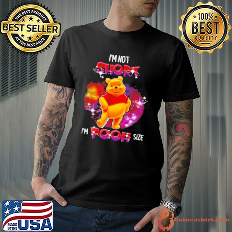 Sparkling Winnie the Pooh I'm Not Short I'm Pooh Size Unisex