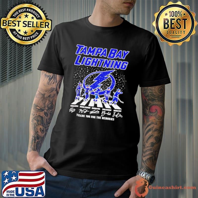 Tampa Bay Lightning players walk in snow thank you for the memories Christmas Unisex