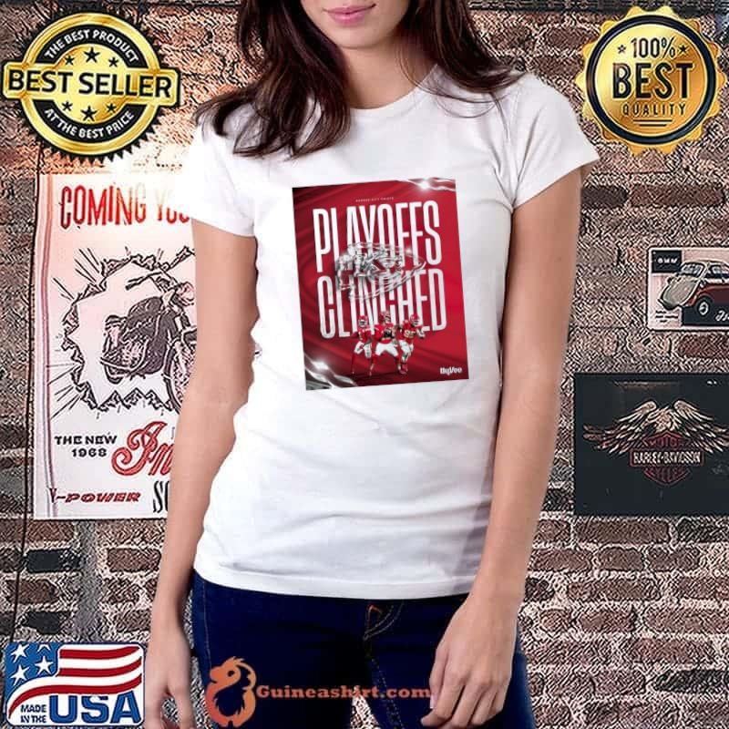Ten years in a row Kansas City Chiefs Playoffs Clinched NFL 2024 Postseason Poster Ladiestee