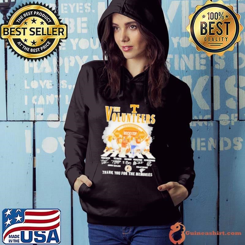 Tennessee Volunteers Rocky Top 1891 2024 Thank You For The Memories Signatures Shirt
