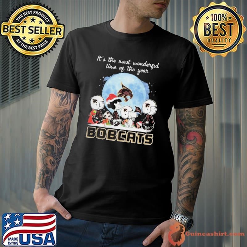 Texas State Bobcats It The Most Wonderful Time Of The Year Peanut Characters Christmas Unisex
