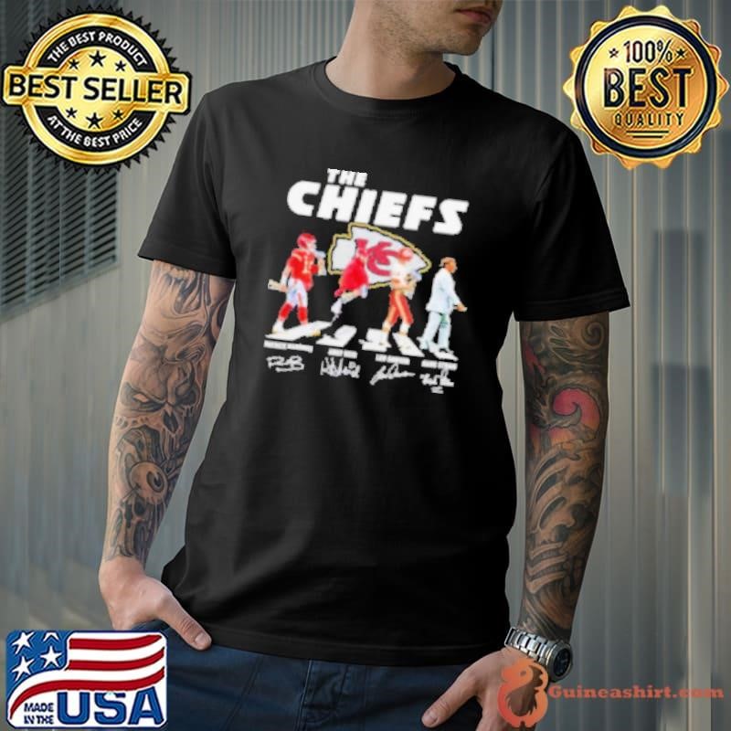 The Chiefs Abbey Road Andy Reid Patrick Mahomes Len Dawson And Hank Stram Signatures Unisex
