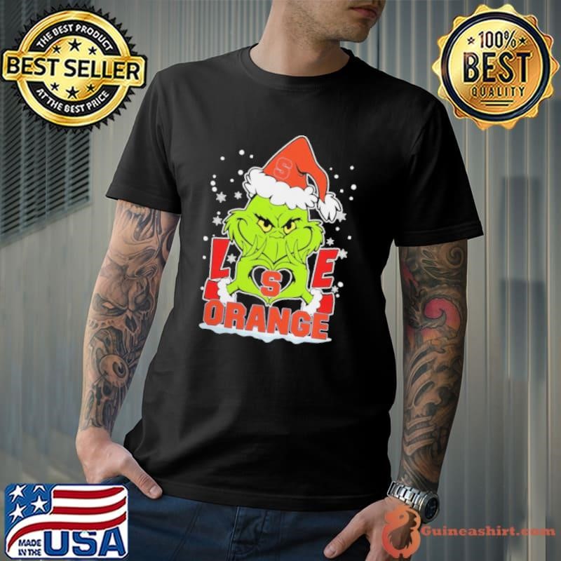 The Grinch Love Heart 2024 Syracuse Orange Football Christmas Unisex