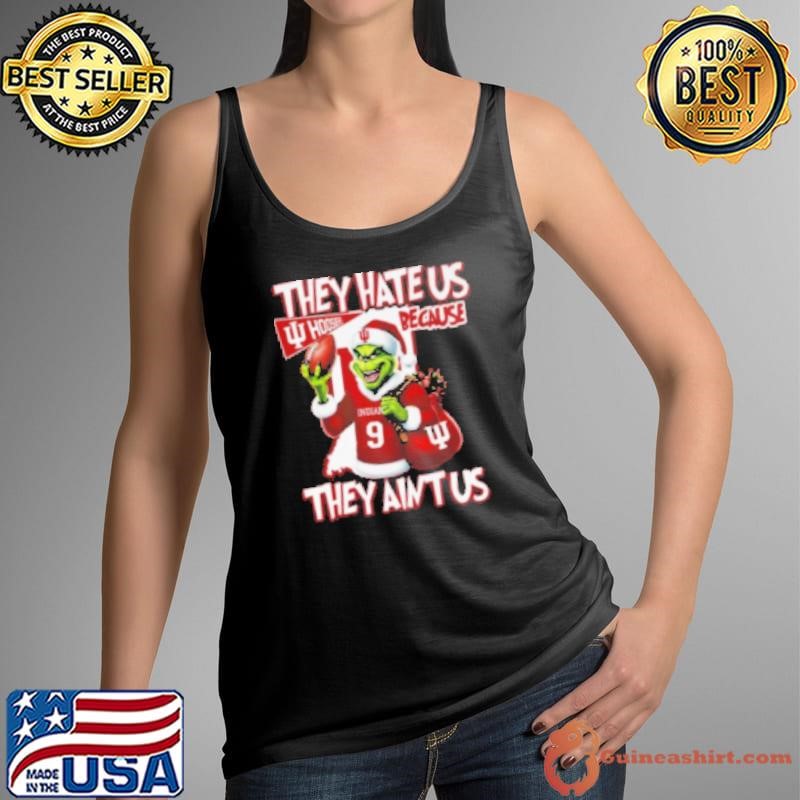 The Grinch They Hate Us Indiana Hoosiers Because They Ain't Us Christmas 2024 Shirt