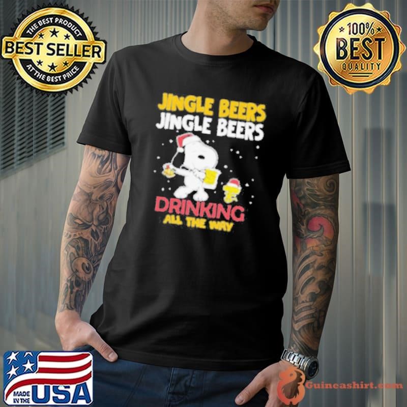 The Jingle Beers Drinking All The Way Snoopy Shirt