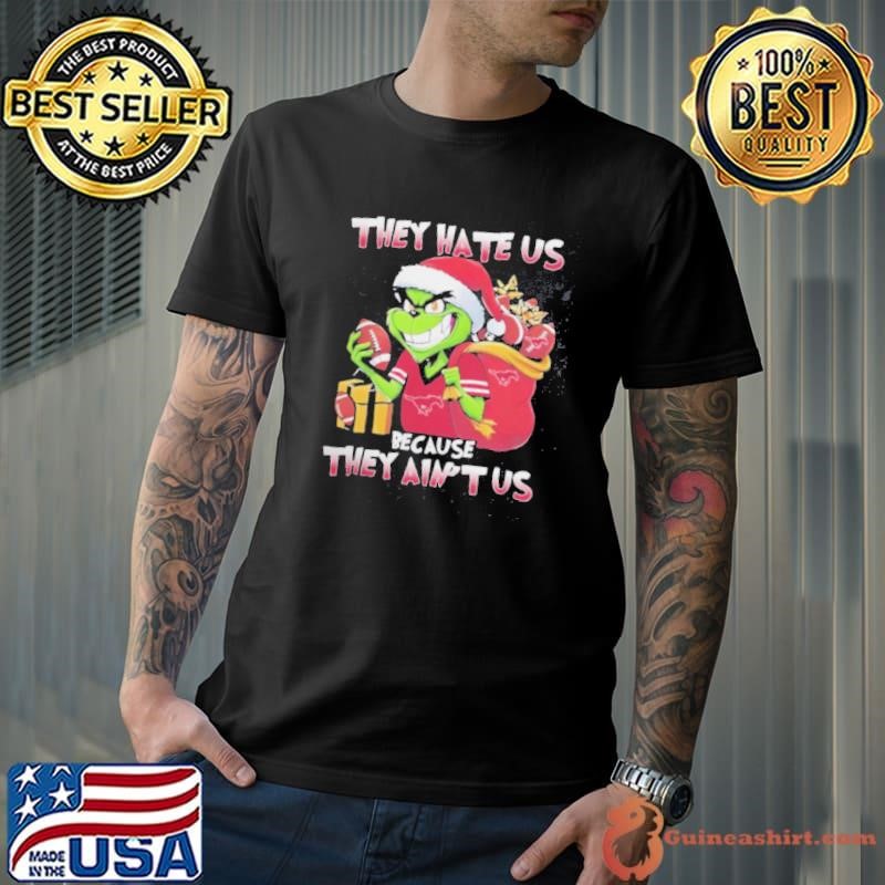 They Hate Us Because They Ain’t Us Grinch X SMU Mustangs Football Christmas Unisex