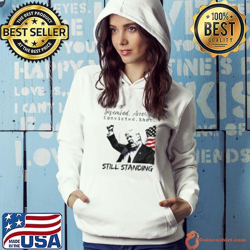 Trump still standing President America Hoodie