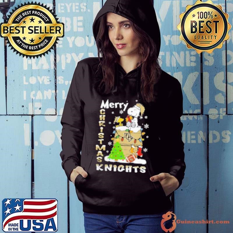 UCF Knights Snoopy And Woodstock Merry Christmas Hoodie