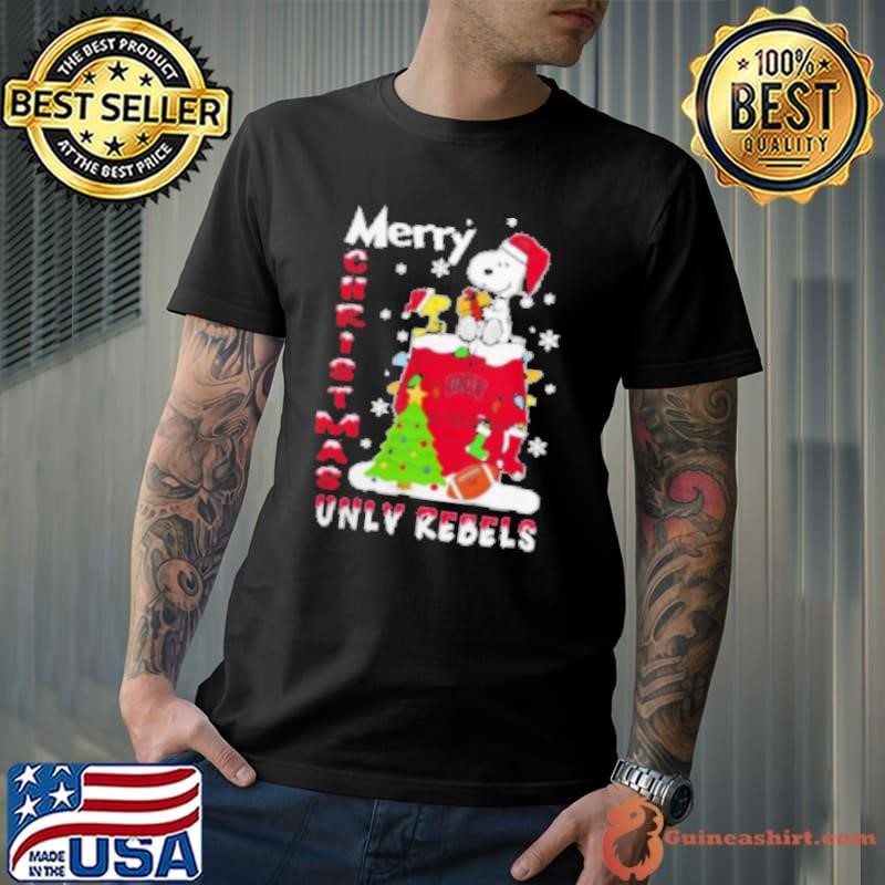 UNLV Rebels Snoopy And Woodstock Merry Christmas Unisex