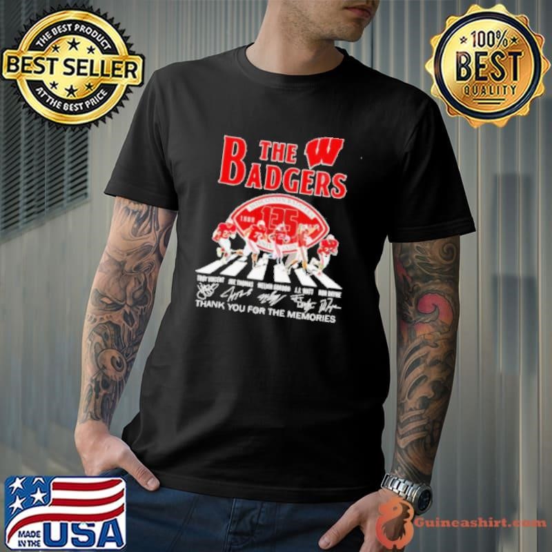 Wisconsin Badgers 135th Anniversary 1889 2024 thank you for the memories Unisex