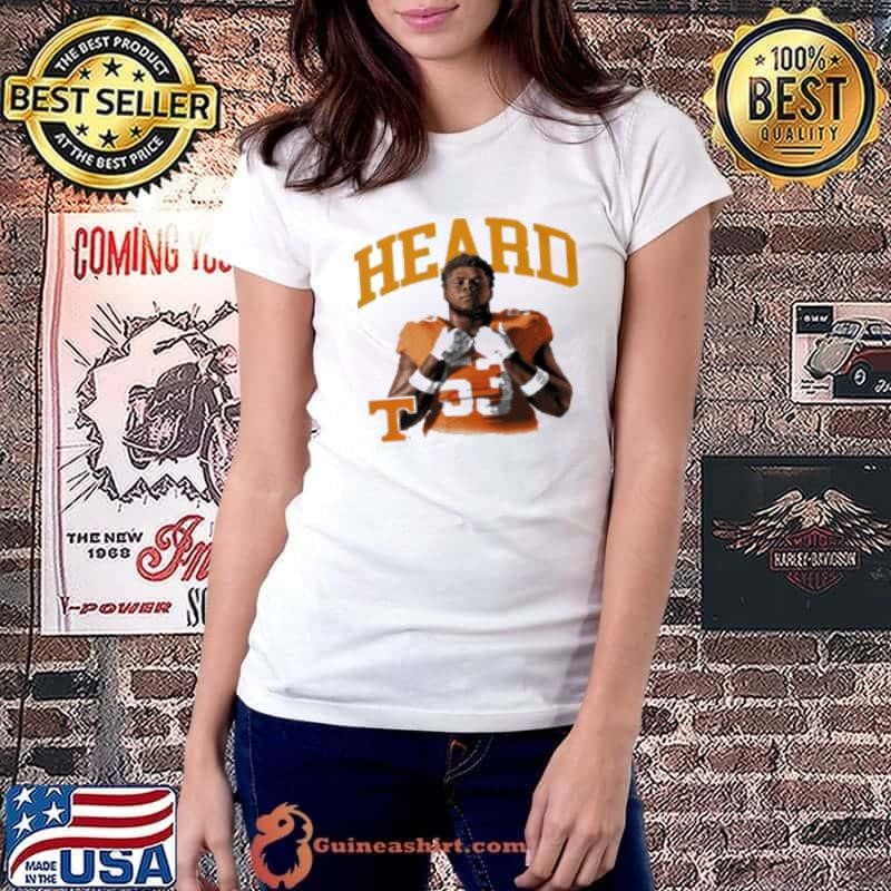 Zalance Heard Tennessee Volunteers Portrait Shirt