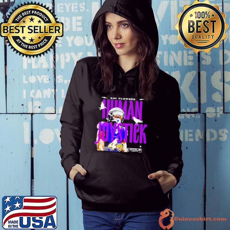 Zay Flowers Human Joystick Football Hoodie