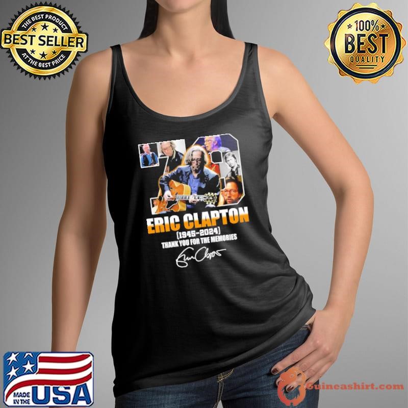 1945 2024 Eric Clapton Thank You For The Memories Signature Tank Top