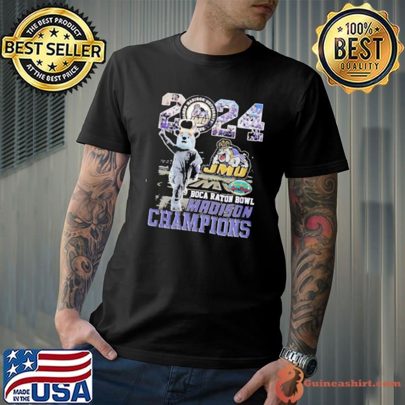 2024 JMU Boca Raton Bowl Madison Champions shirt