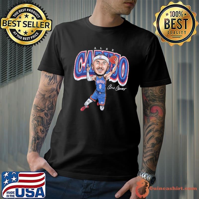 Alex Caruso American professional basketball Oklahoma City Cartoon T-Shirt