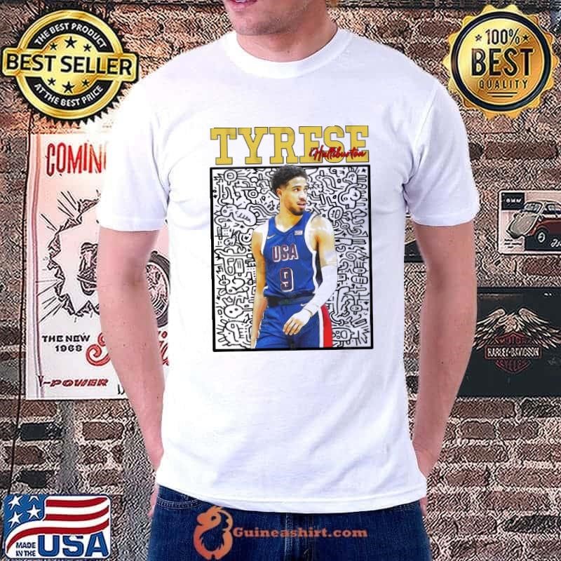 American professional basketball player Indiana Pacers tyrese haliburton T-Shirt