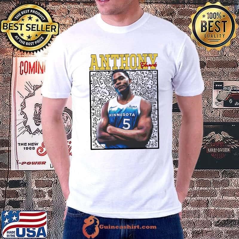 American professional basketball player anthony edwards T-Shirt