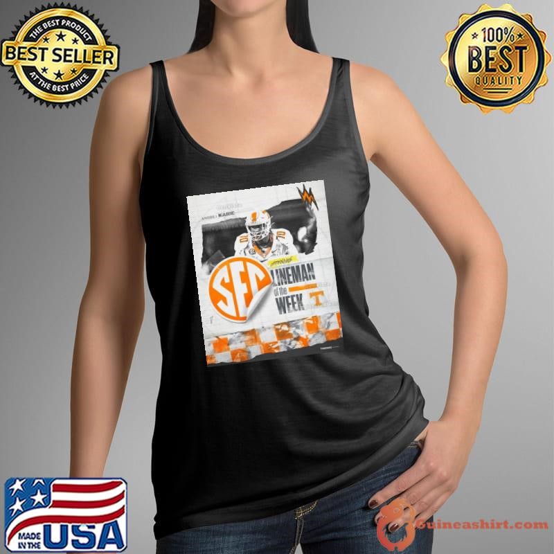 Andrej Karic Tennessee Volunteers SEC Offensive Lineman Of The Week 2024 Poster shirt