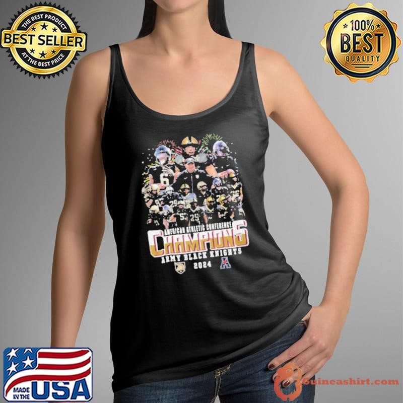 Army Black Knights AAC Football Champions Proud Fan 2024 T ShirtArmy Black Knights AAC Football Champions Proud Fan 2024 Shirt
