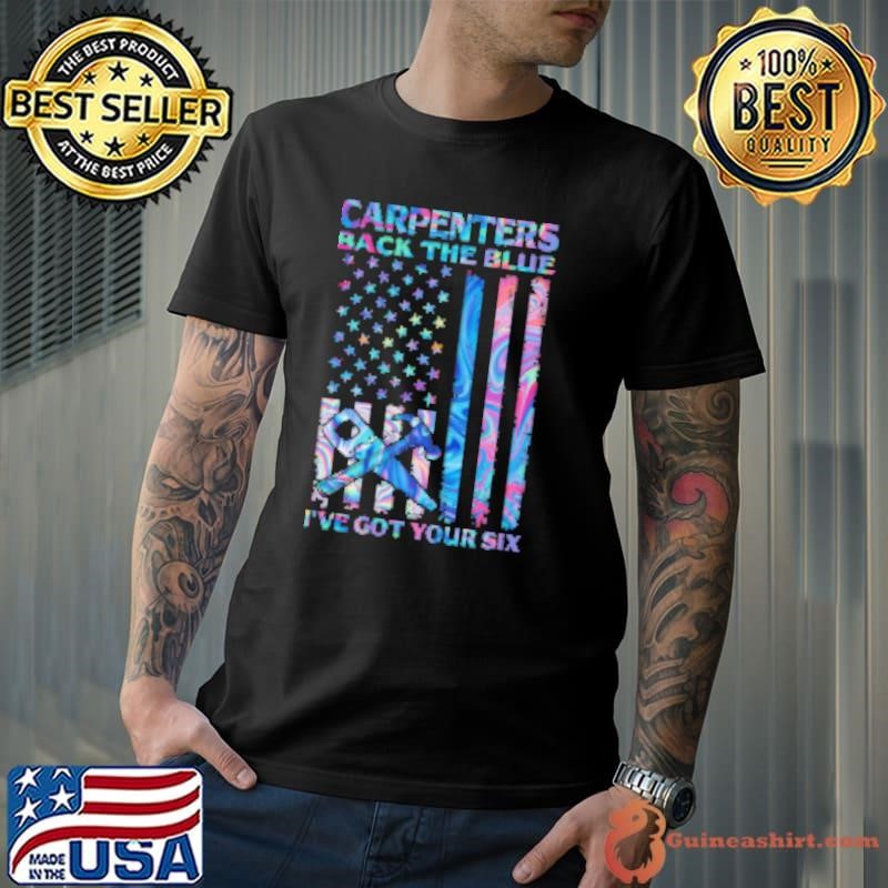 Arpenters Back The Blue I've Got Your Six American Flag Shirt
