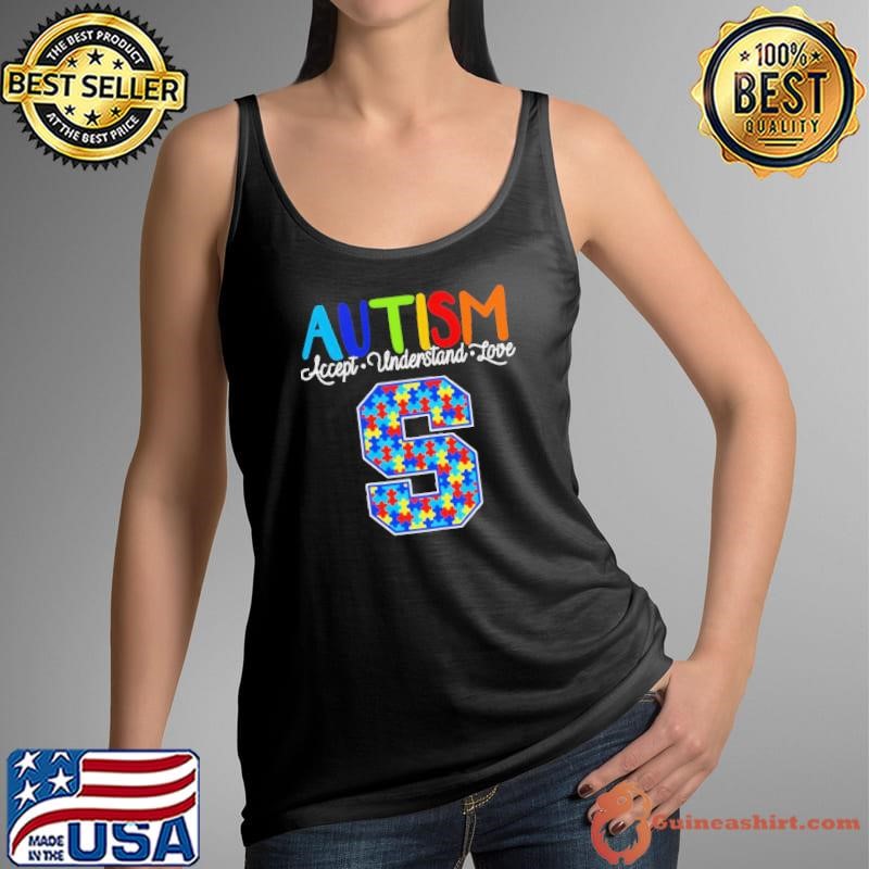 Autism accept understand love Stanford Cardinal shirt