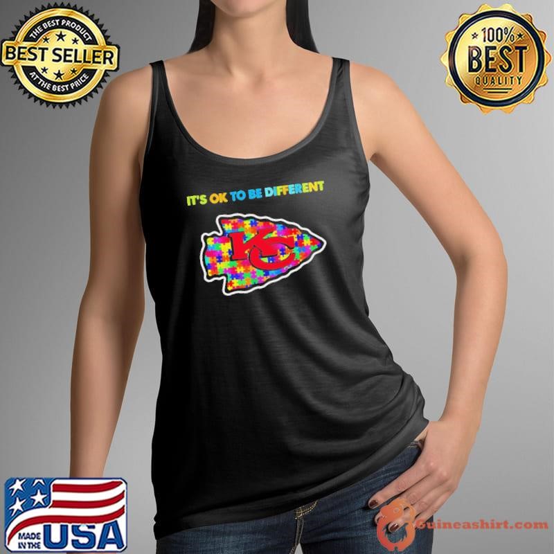 Autism it’s ok to be different Kansas City Chiefs shirt